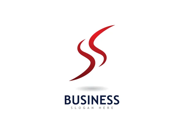 Business Carta Identidade Logotipo Vetor Design — Vetor de Stock