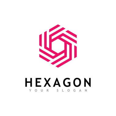 Yaratıcı Altıgen logo vektör tasarımı 
