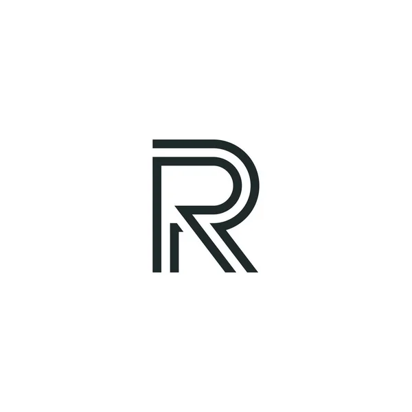 Letter Initials Logo Vector Template — ストックベクタ