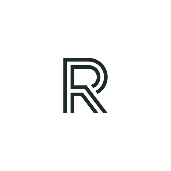 Letter Initials Logo Vector Template — 스톡 벡터