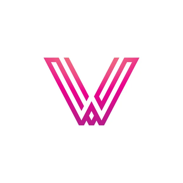 Logo Projekt Szablon Kreatywna Ikona Inicjały Oparte Litery Wektorze — Wektor stockowy