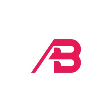 AB logo. Vector modern letter design concept