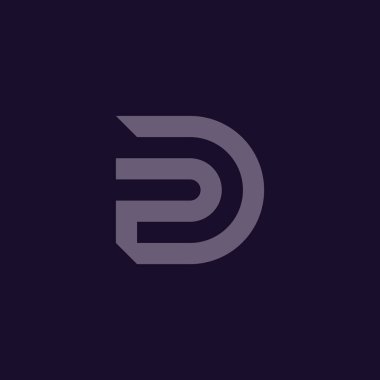 D harfi simge tasarım şablonu, Simge Vektör Şablonu elemanları, Modern, Kurumsal