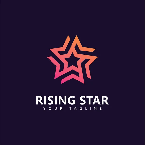 Шаблон Дизайну Логотипу Star Дизайн Логотипу Simple Star — стоковий вектор