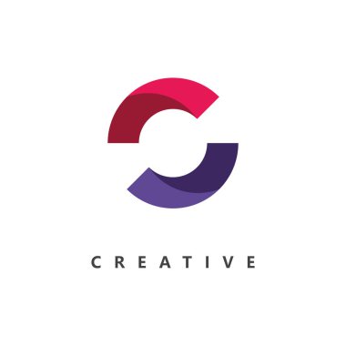 O harfi logo vektör şablonu Creative O Letter ilk logo tasarımı