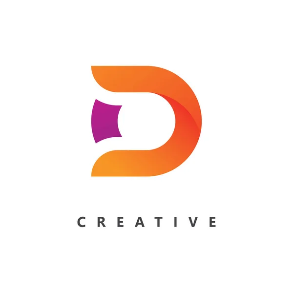 Letter 템플릿 Creative Letter 디자인 — 스톡 벡터