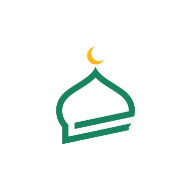 İslam Camii Logo Vektörü Cezbedici
