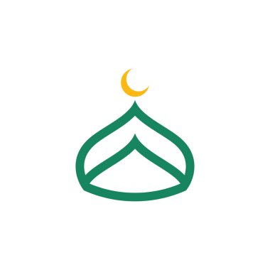 İslam Camii Logo Vektörü Cezbedici