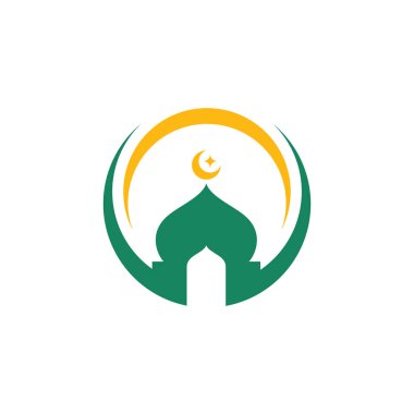 İslam Camii Logo Vektörü Cezbedici