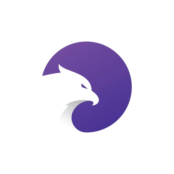 Ikona Logo Orła Wektor Projektu Ilustracja — Wektor stockowy