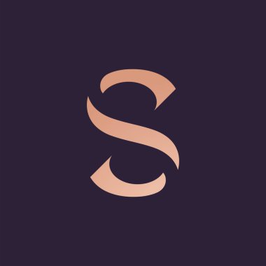 S harfi logo vektör şablonu. Yaratıcı S Letter ilk logo tasarımı