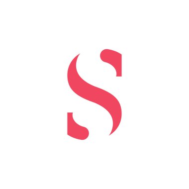 S harfi logo vektör şablonu. Yaratıcı S Letter ilk logo tasarımı