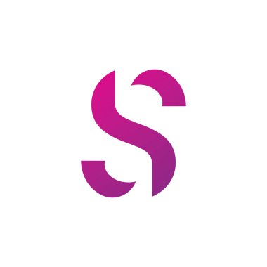 S harfi logo vektör şablonu. Yaratıcı S Letter ilk logo tasarımı