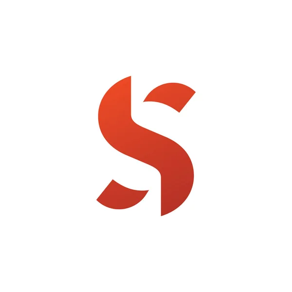 Sのロゴベクトルテンプレート Creative Letter初期ロゴデザイン — ストックベクタ