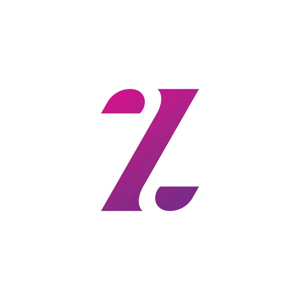 文字Zロゴベクトルテンプレート Creative Letter初期ロゴデザイン — ストックベクタ