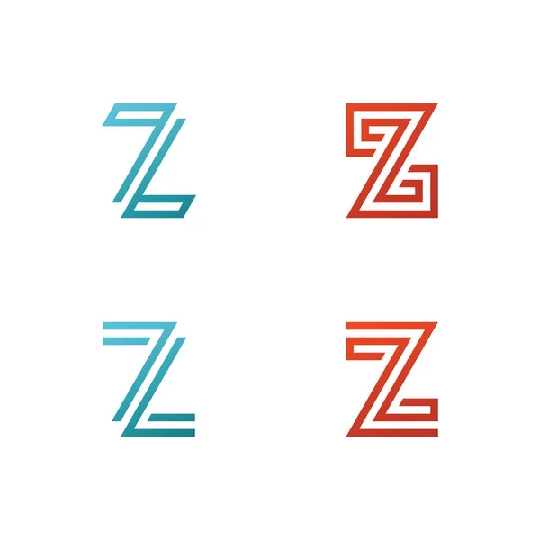 Szablon Wektora Logo Litery Creative Projekt Początkowego Logo Listu — Wektor stockowy