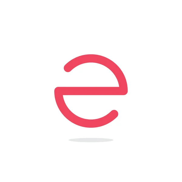 Logo Projekt Szablon Ikona Creative Inicjały Oparte Litery Wektorze — Wektor stockowy