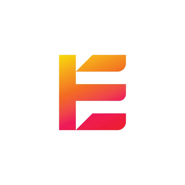 Logo Design Und Vorlage Kreatives Symbol Initialen Basierend Auf Buchstaben — Stockvektor