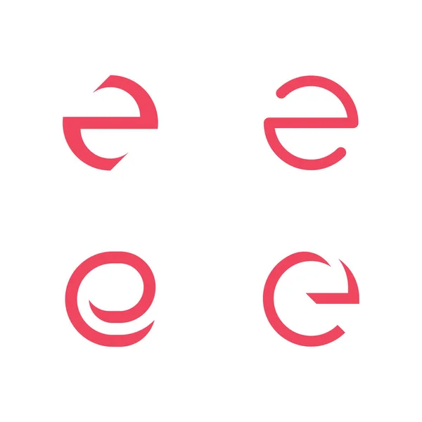 Logo Design Und Vorlage Kreatives Symbol Initialen Basierend Auf Buchstaben — Stockvektor