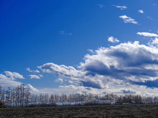 Céu Azul Nuvem Branca Outono — Fotografia de Stock