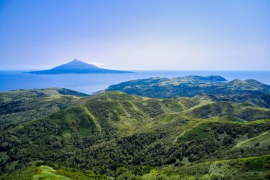 Hokkaido 'daki Rebun Dağı Zirvesi