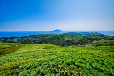 Hokkaido 'daki Rebun Dağı Zirvesi