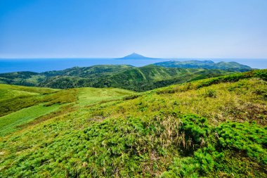 Hokkaido 'daki Rebun Dağı Zirvesi