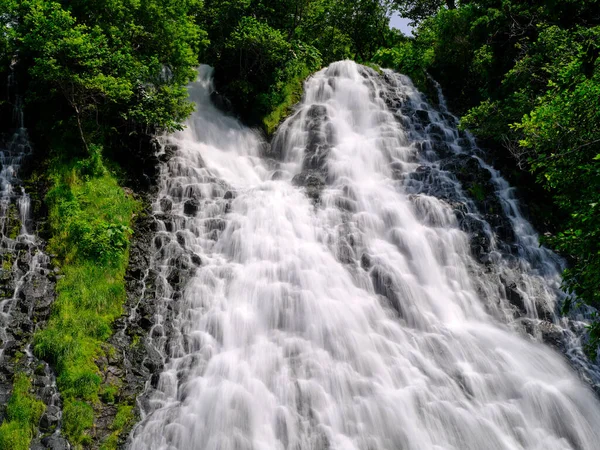 Oshinkoshin Waterfall Shiretoko Hokkaido — Stock Photo, Image