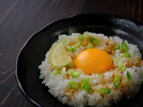 Arroz Con Huevo Crudo Japón —  Fotos de Stock