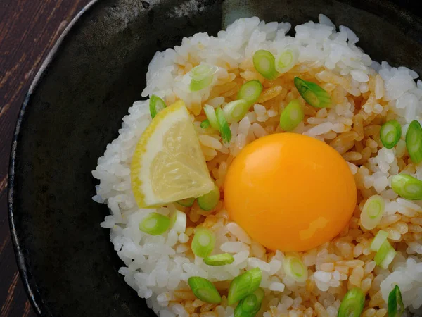 Arroz Con Huevo Crudo Japón —  Fotos de Stock