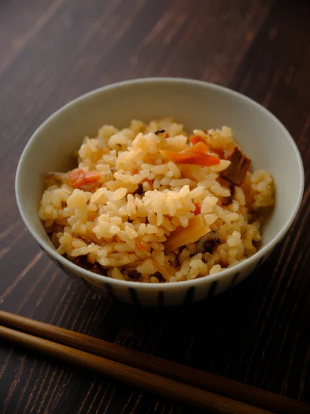 Arroz Gomoku Japón Restaurante —  Fotos de Stock