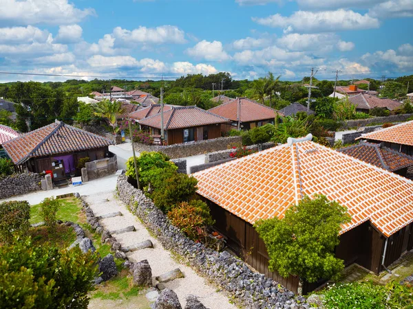 Taketomi Adası 'nın eski bir kasabası