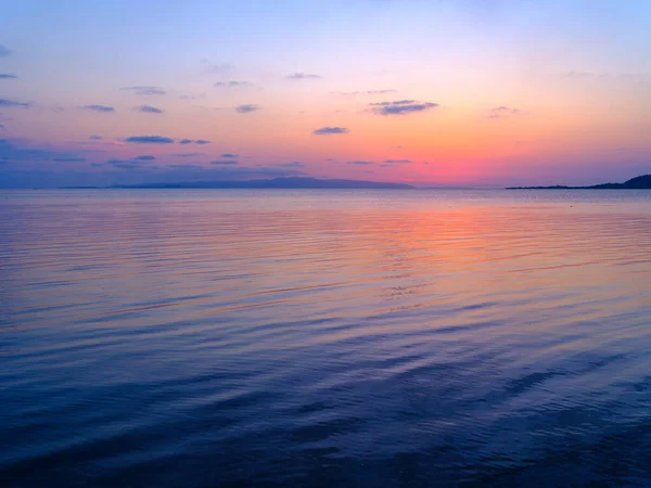 長崎湾の夕日石垣島 — ストック写真