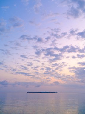 İriomote adasındaki güzel sabah manzarası