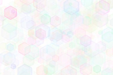 Arkaplan için renkli altıgen noktalar