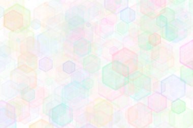 Arkaplan için renkli altıgen noktalar