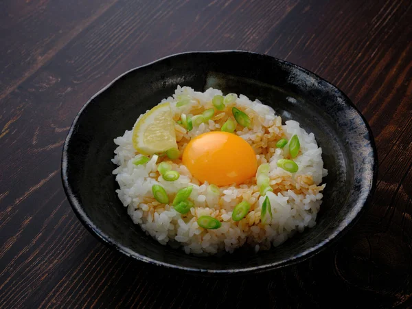 Arroz Con Huevo Crudo Japón —  Fotos de Stock