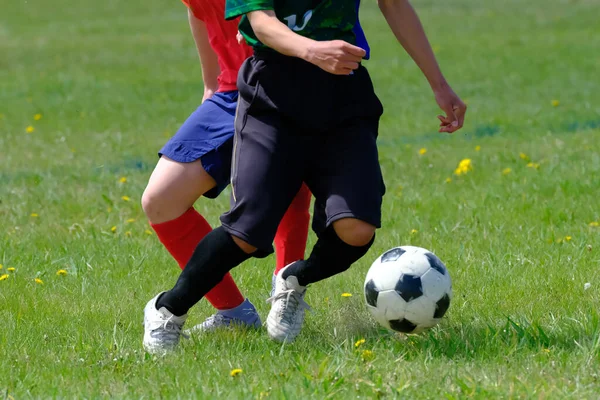 Jogo Futebol Hokkaido Japão — Fotografia de Stock