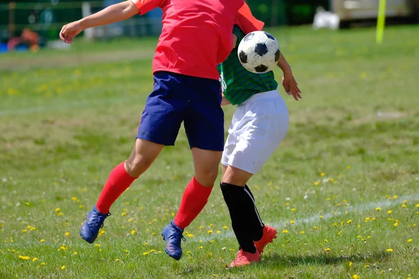 Fotbal Joc Hokkaido Japonia — Fotografie, imagine de stoc