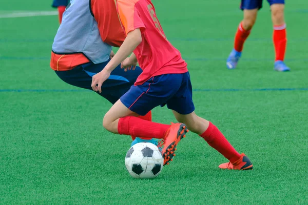 Partido Fútbol Japón Hokkaido — Foto de Stock