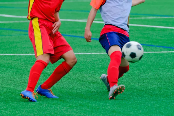 Voetbalwedstrijd Hokkaido Japan — Stockfoto