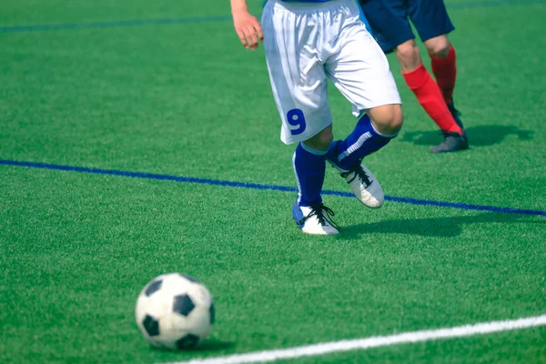 Partido Fútbol Japón Hokkaido — Foto de Stock