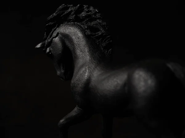 Scattare Una Foto Una Figura Cavallo Schleich — Foto Stock