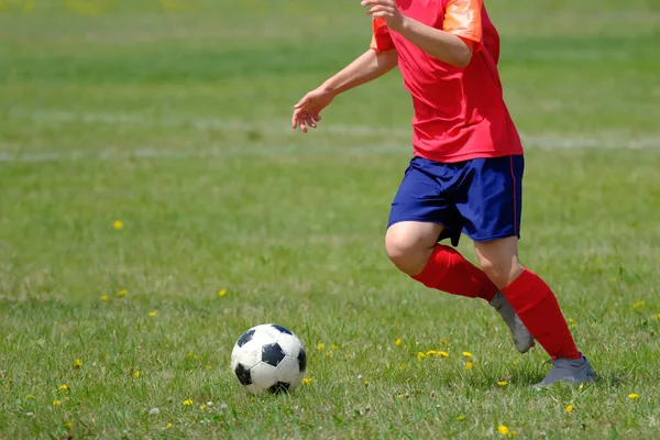 北海道のサッカーの試合 — ストック写真