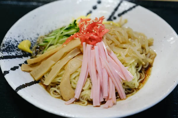 Hiyashi Chuka Japanse Noodle Voedsel — Stockfoto
