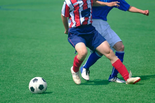 Fußballspiel Hokkaido Japan — Stockfoto