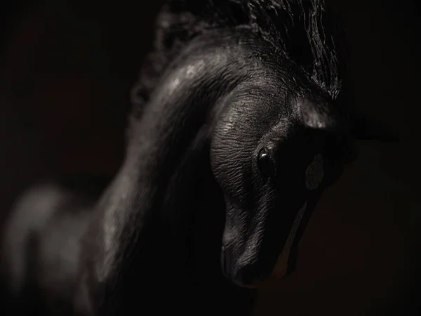Tirar Uma Foto Uma Figura Cavalo Schleich — Fotografia de Stock