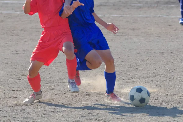 Jogo Futebol Hokkaido Japão — Fotografia de Stock