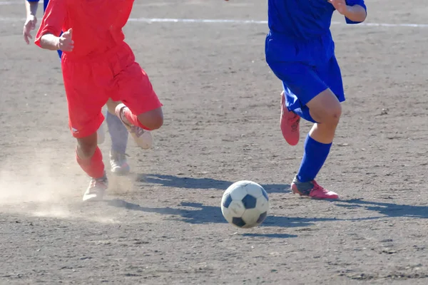 Ποδοσφαιρικός Αγώνας Στην Ασία — Φωτογραφία Αρχείου