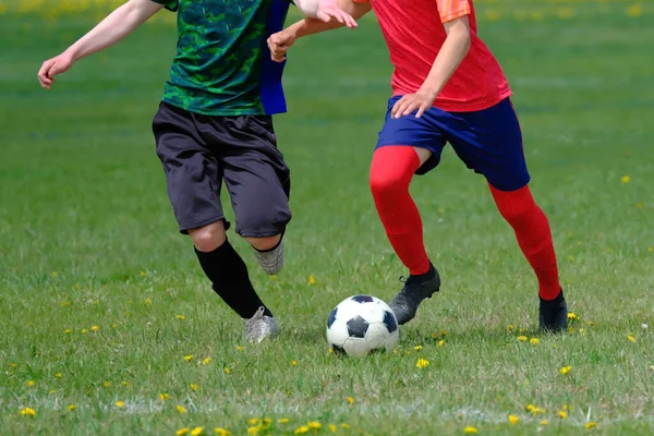 Fußballspiel Hokkaido Japan — Stockfoto